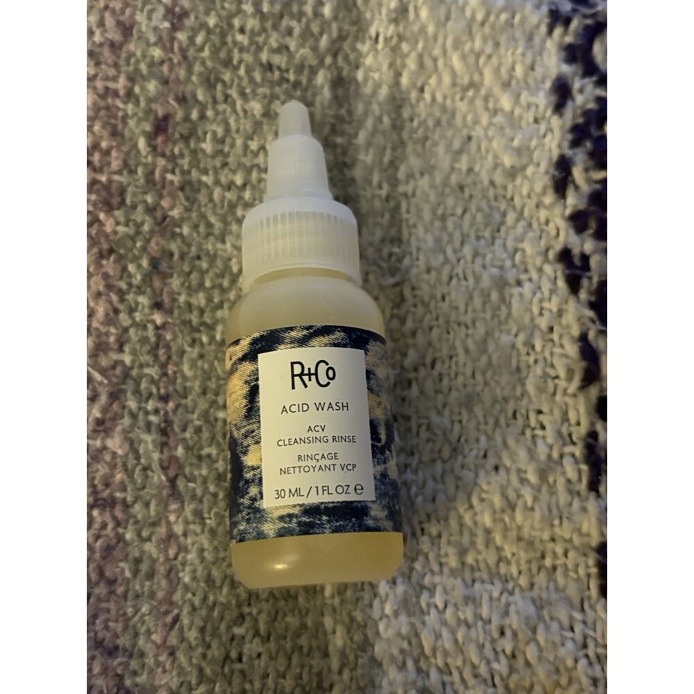 R+Co Acid Wash ACV Cleansing Rinse • 1 fl oz / 30 ml Travel Size - NEW